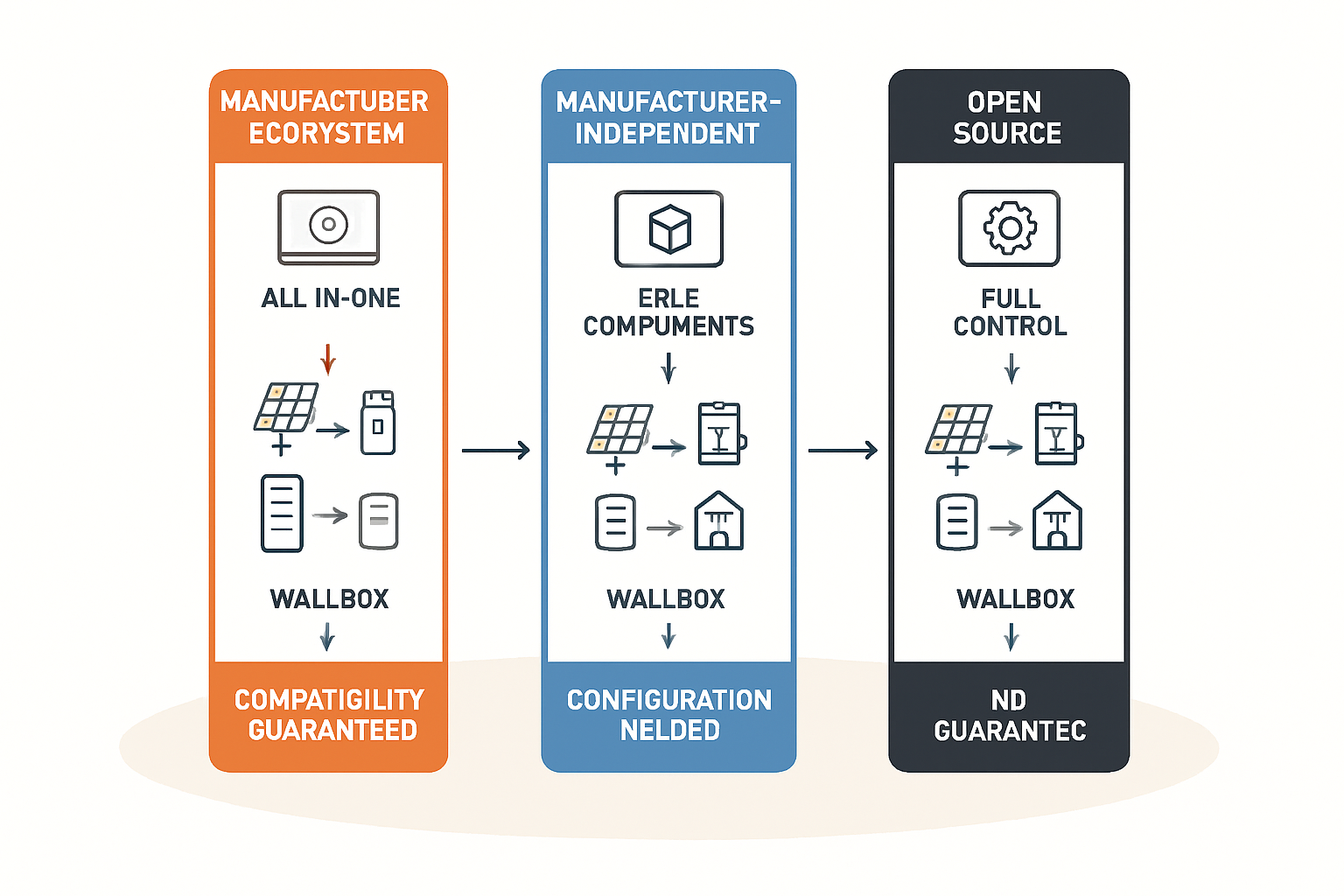 Visualize core EMS platform philosophies and integration differences to build trust and deepen understanding.